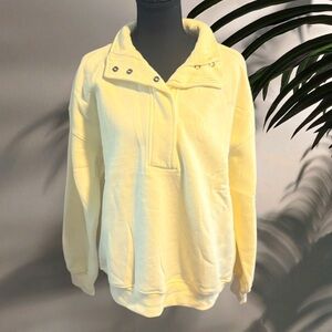 Women's Yellow Pullover Top